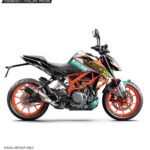 KTM Duke Rockstar Edition 125-200-250-390 (BS4-BS6) [Full Body Wrap / Decal / Sticker Kit]