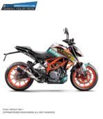 KTM Duke Rockstar Edition 125-200-250-390 (BS4-BS6) [Full Body Wrap / Decal / Sticker Kit]