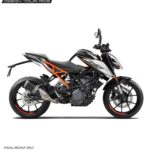 KTM Duke Superduke Racing White Edition 125-200-250-390 (BS4-BS6) [Full Body Wrap / Decal / Sticker Kit]
