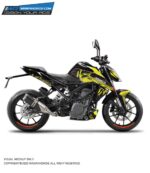KTM Duke Crack Design 125-200-250-390 (BS4-BS6) [Full Body Wrap / Decal / Sticker Kit]