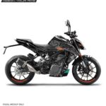 KTM Duke Rokon Grey Edition 125-200-250-390 (BS4-BS6) [Full Body Wrap / Decal / Sticker Kit]