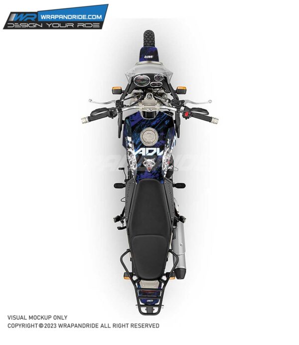 Royal Enfield Himalayan Wolfpack Edition  [Full Body Wrap / Decal / Sticker Kit] - Image 2