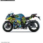 Kawasaki ZX10R Skull Edition [Full Body Wrap / Decal / Sticker Kit]