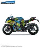 Kawasaki ZX10R Skull Edition [Full Body Wrap / Decal / Sticker Kit]