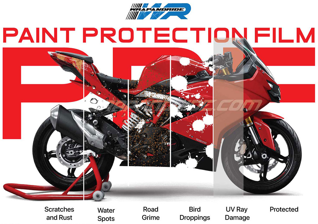 Pulsar NS PPF 125-160-200 [Pre-Cut Paint Protection Film] Wrap And Ride