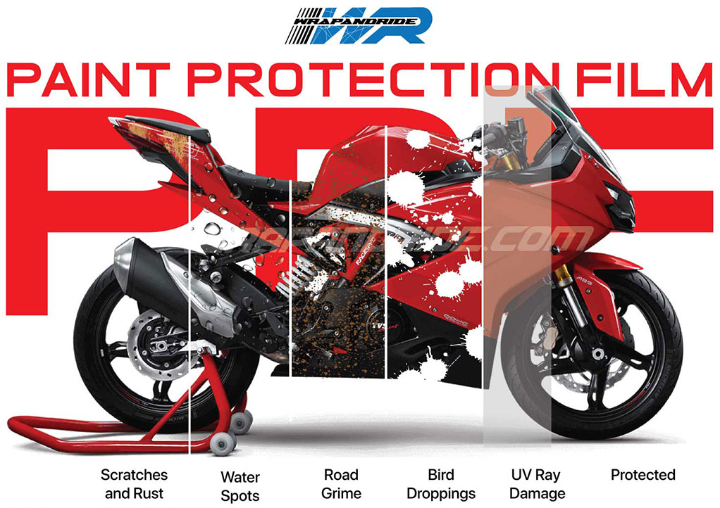 Yamaha Ray-ZR PPF [Pre-Cut Paint Protection Film] Wrap And Ride