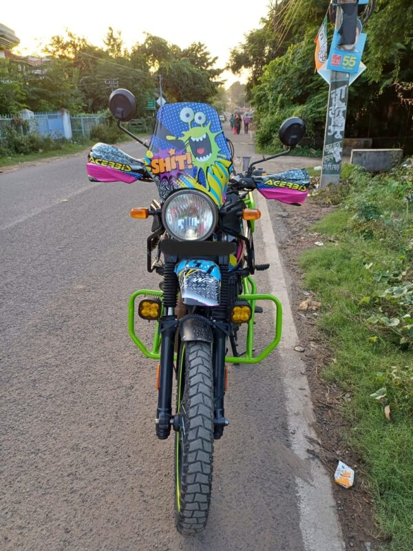 Royal Enfield Himalayan Funky Edition  [Full Body Wrap / Decal / Sticker Kit] - Image 6