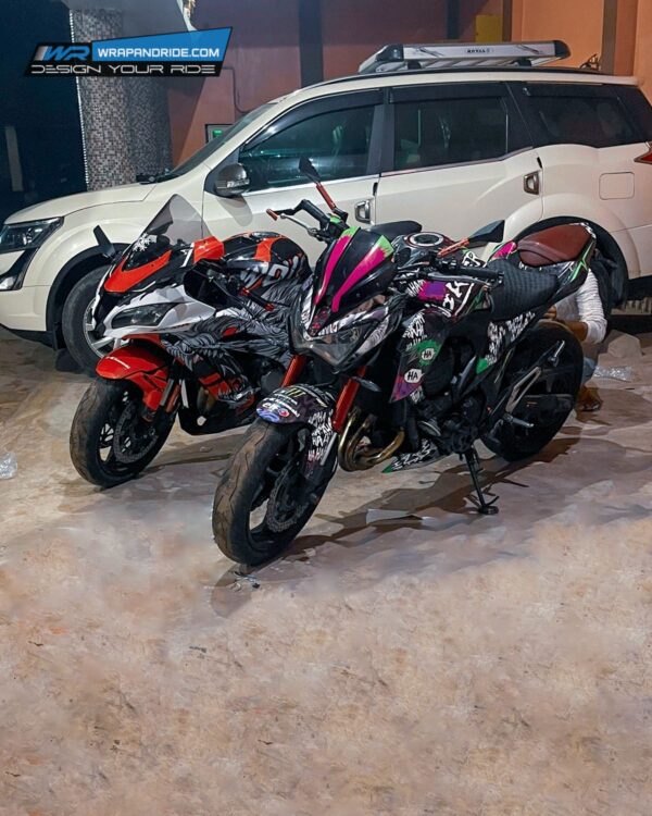 Kawasaki Z800 Joker Edition [Full Body Wrap / Decal / Sticker Kit] - Image 2