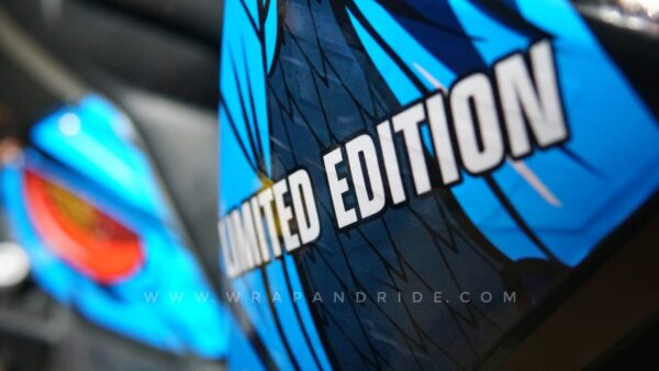 TVS Ntorq Venemous Blue Design [Full Body Edge To Edge Wrap / Decal / Sticker Kit] - Image 5