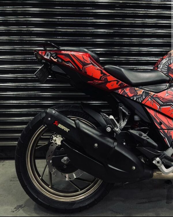 TVS Apache RTR IronMan Mark 4 Designer Series 160/200 4V [Full Body Edge To Edge Wrap / Decal / Sticker Kit] - Image 4