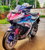 Yamaha R3 Shark Design [Full Body Edge To Edge Wrap / Decal / Sticker Kit] - Image 2
