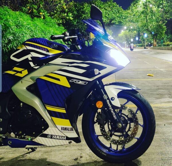 Yamaha R3 Slash Design [Full Body Edge To Edge Wrap / Decal / Sticker Kit] - Image 5