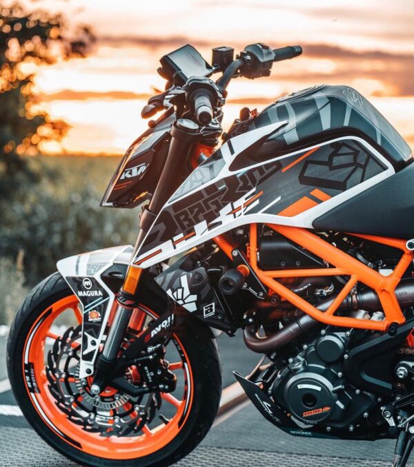 KTM Duke Madrabbit Edition 125-200-250-390 (BS4-BS6) [Full Body Wrap / Decal / Sticker Kit] - Image 2