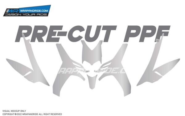 Aprilia SR 125-150 PPF [Pre-Cut Paint Protection Film] - Image 2