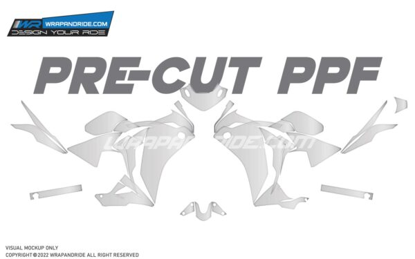 Honda CBR PPF 150-250R [Pre-Cut Paint Protection Film] - Image 2