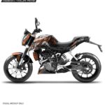 KTM Duke Arkade Design 125-200-390 (BS4-BS6) [Full Body Wrap / Decal / Sticker Kit]