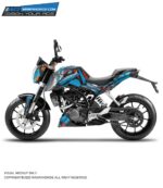 KTM Duke Shark 2 Design 125-200-390 (BS4-BS6) [Full Body Wrap / Decal / Sticker Kit]
