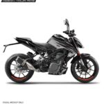 KTM Duke Superduke Grey Edition 125-200-250-390 (BS4-BS6) [Full Body Wrap / Decal / Sticker Kit]