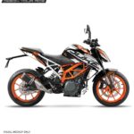 KTM Duke Whiteline Edition 125-200-250-390 (BS4-BS6) [Full Body Wrap / Decal / Sticker Kit]