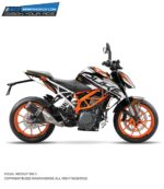 KTM Duke Whiteline Edition 125-200-250-390 (BS4-BS6) [Full Body Wrap / Decal / Sticker Kit]