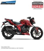 TVS Apache RTR IronMan Mark 4 Designer Series 160/200 4V [Full Body Edge To Edge Wrap / Decal / Sticker Kit]