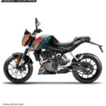 KTM Duke Onerace Design 125-200-390 (BS4-BS6) [Full Body Wrap / Decal / Sticker Kit]