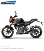 KTM Duke Onerace Design 125-200-390 (BS4-BS6) [Full Body Wrap / Decal / Sticker Kit]