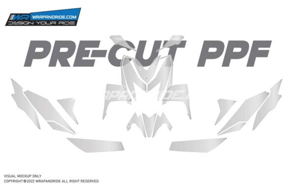 Yamaha Ray-ZR PPF [Pre-Cut Paint Protection Film] - Image 2