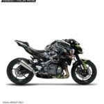 Kawasaki Z900 Symbiote Hulk Edition [Full Body Wrap / Decal / Sticker Kit]