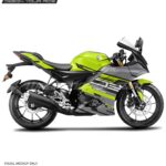 Yamaha V4 Neon Design [Full Body Edge To Edge Wrap / Decal / Sticker Kit]
