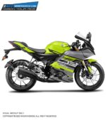 Yamaha V4 Neon Design [Full Body Edge To Edge Wrap / Decal / Sticker Kit]