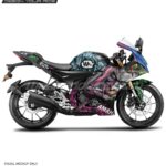 Yamaha V4 Joker Edition [Full Body Edge To Edge Wrap / Decal / Sticker Kit]