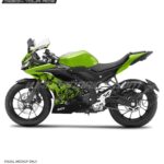 Yamaha V3 Grunge Design [Full Body Edge To Edge Wrap / Decal / Sticker Kit]