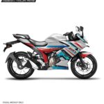 Suzuki Gixxer SF Slashed Design 155-250 [Full Body Edge To Edge Wrap / Decal / Sticker Kit]