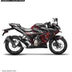 Suzuki Gixxer SF Venom Design 155-250 [Full Body Edge To Edge Wrap / Decal / Sticker Kit]