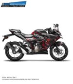 Suzuki Gixxer SF Venom Design 155-250 [Full Body Edge To Edge Wrap / Decal / Sticker Kit]