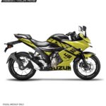 Suzuki Gixxer SF Design 1 155-250 [Full Body Edge To Edge Wrap / Decal / Sticker Kit]