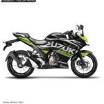 Suzuki Gixxer SF Monster Energy Design 155-250 [Full Body Edge To Edge Wrap / Decal / Sticker Kit]