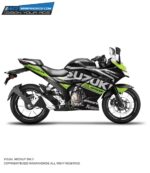 Suzuki Gixxer SF Monster Energy Design 155-250 [Full Body Edge To Edge Wrap / Decal / Sticker Kit]