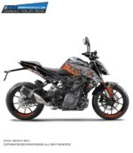 KTM Duke Flakes Design125-200-250-390 (BS4-BS6) [Full Body Wrap / Decal / Sticker Kit]