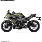 Kawasaki Ninja 650 Wolf Design [Full Body Wrap / Decal / Sticker Kit]