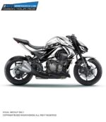Kawasaki Z1000 Race White Edition 2014-2023 [Full Body Wrap / Decal / Sticker Kit]