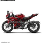 Yamaha V3 Bloodsport Design [Full Body Edge To Edge Wrap / Decal / Sticker Kit]