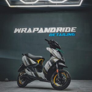 Ather 450x Cyber Design [Full Body Edge To Edge Wrap / Decal / Sticker Kit]