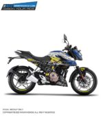 Pulsar N160-250 Bullet Design [Full Body Edge To Edge Wrap / Decal / Sticker Kit]