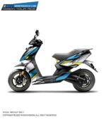 Ather 450x Racing Blue Design [Full Body Edge To Edge Wrap / Decal / Sticker Kit]