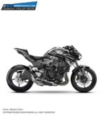 Kawasaki Z900 Grey Hexagon Edition [Full Body Wrap / Decal / Sticker Kit]