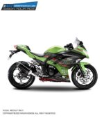 Kawasaki Ninja 300 KRT Design [Full Body Edge To Edge Wrap / Decal / Sticker Kit]