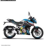 Pulsar N160-250 Sharkbite Design [Full Body Edge To Edge Wrap / Decal / Sticker Kit]