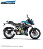 Pulsar N160-250 Sharkbite Design [Full Body Edge To Edge Wrap / Decal / Sticker Kit]